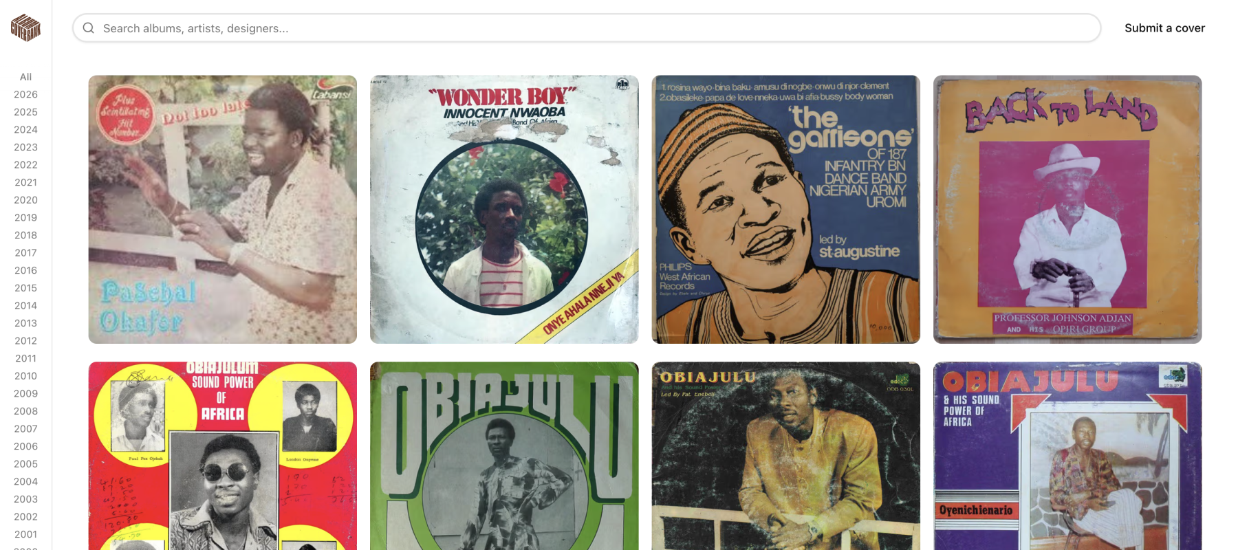 Collage of Nigerian album covers
